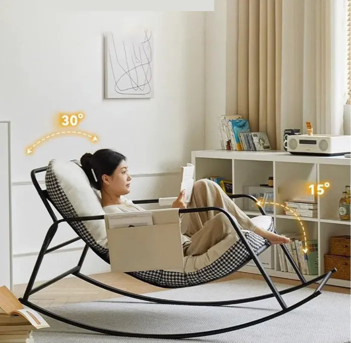 Dubbel soffa gungstol med avtagbar kudde
