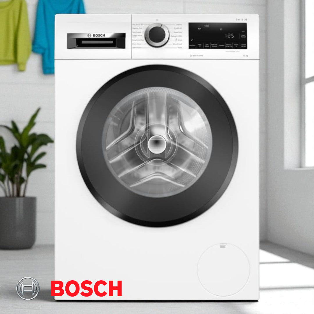 Bosch Series 6 Tvättmaskin | Frontmatad 10 kg 1400 varv/min