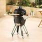 Kamado-grill – 21 tum – Svart