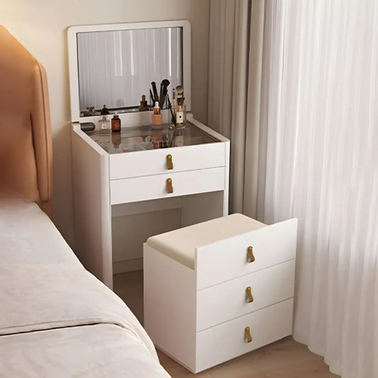Ivory – Schminktisch mit Klappspiegel